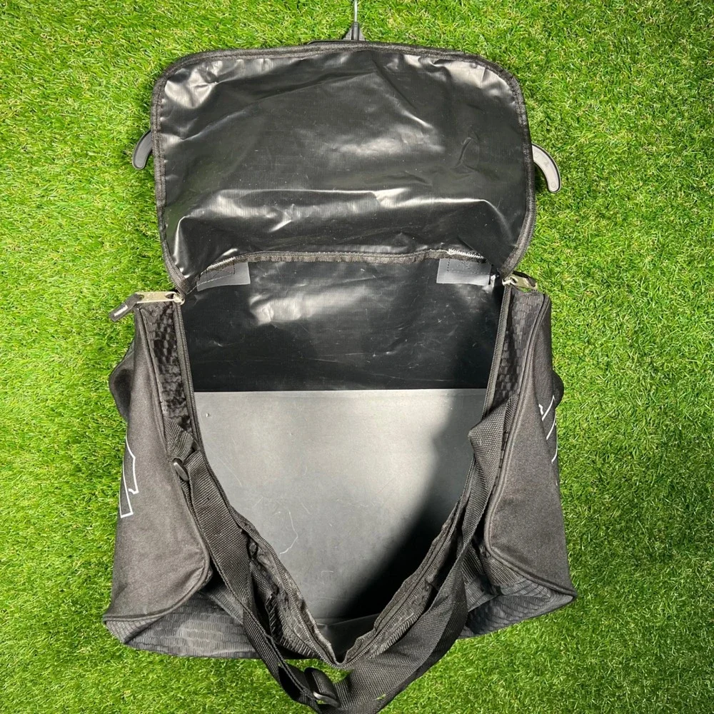Harley-Davidson Black Duffle Bag #1 Stars Stripes Logo‎ Honeycomb Travel Gym